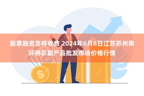 股票融资怎样收费 2024年6月6日江苏苏州南环桥农副产品批发市场价格行情