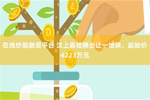 在线炒股融资平台 汶上县挂牌出让一地块，起始价4223万元