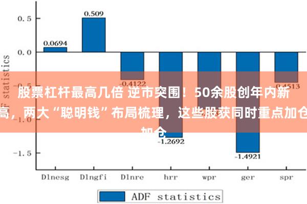 股票杠杆最高几倍 逆市突围！50余股创年内新高，两大“聪明钱”布局梳理，这些股获同时重点加仓