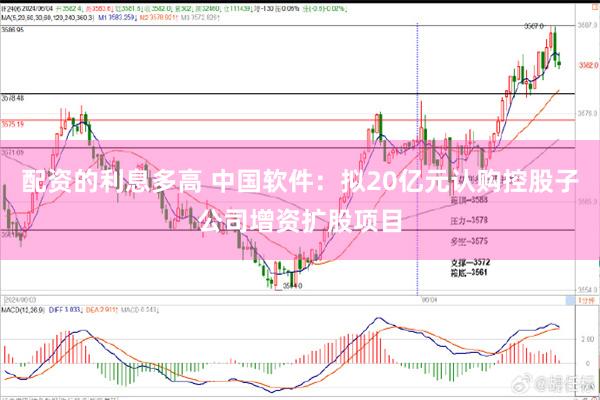 配资的利息多高 中国软件：拟20亿元认购控股子公司增资扩股项目