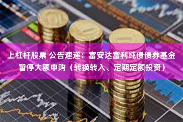 上杠杆股票 公告速递：富安达富利纯债债券基金暂停大额申购（转换转入、定期定额投资）